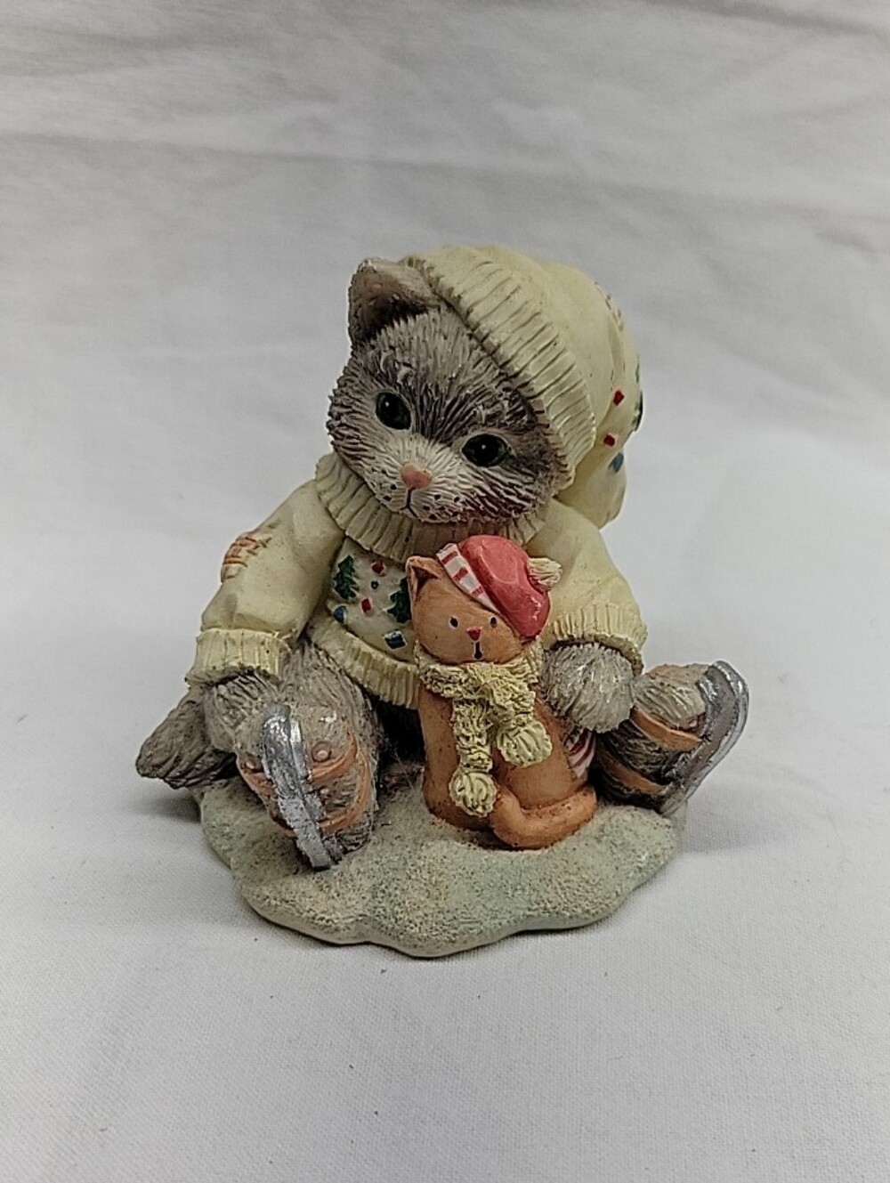 Calico Kitten Friendship Cushions The Fall 1994 Enesco Figurine